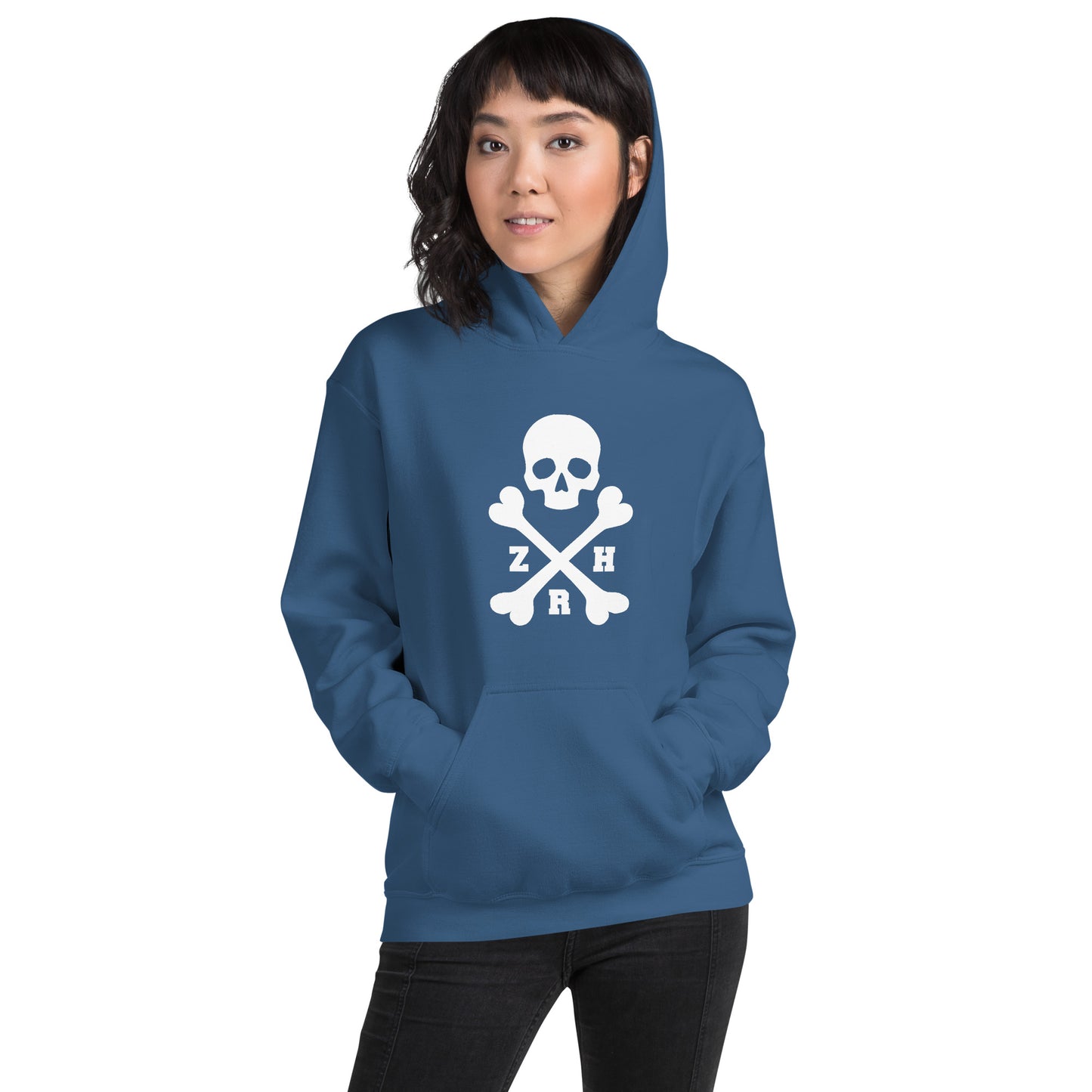 ZRH skull and crossbones Unisex Hoodie