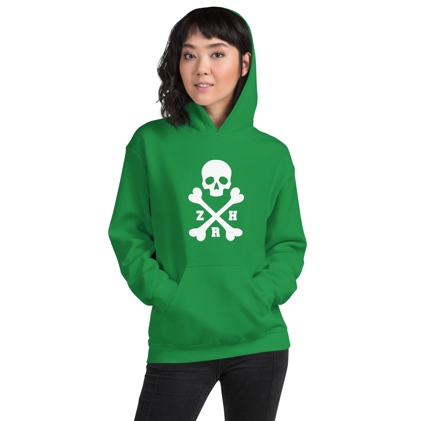 ZRH skull and crossbones Unisex Hoodie