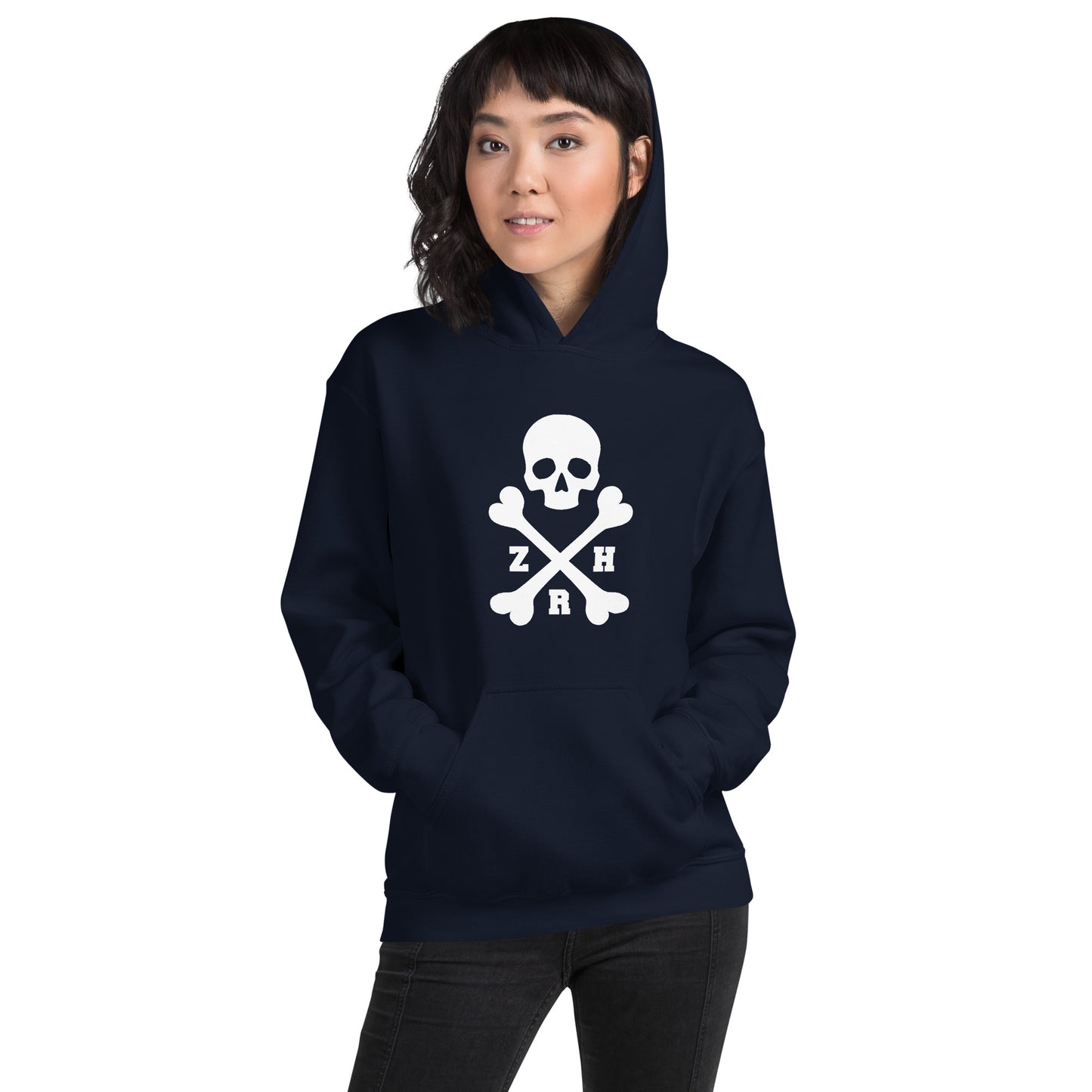 ZRH skull and crossbones Unisex Hoodie