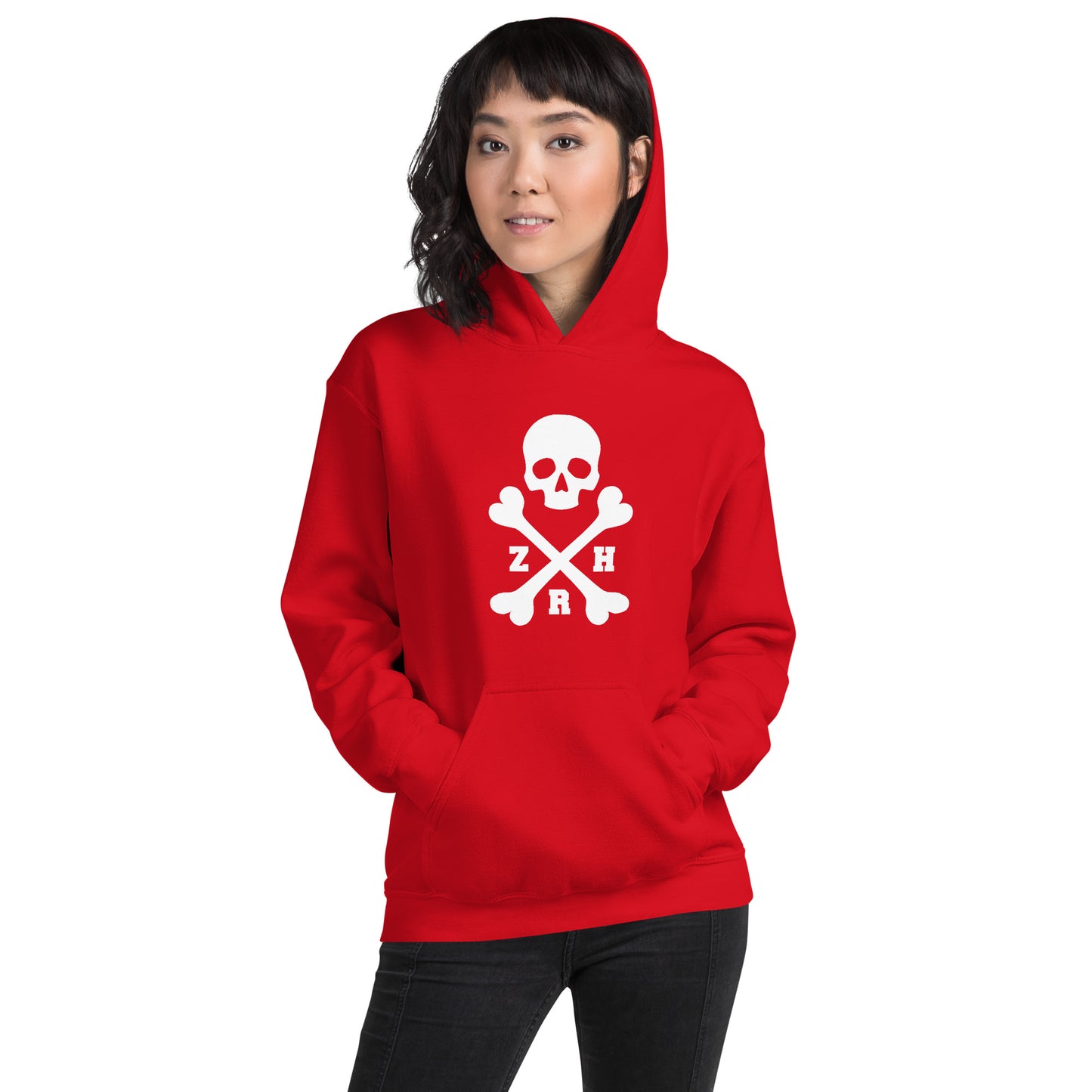 ZRH skull and crossbones Unisex Hoodie