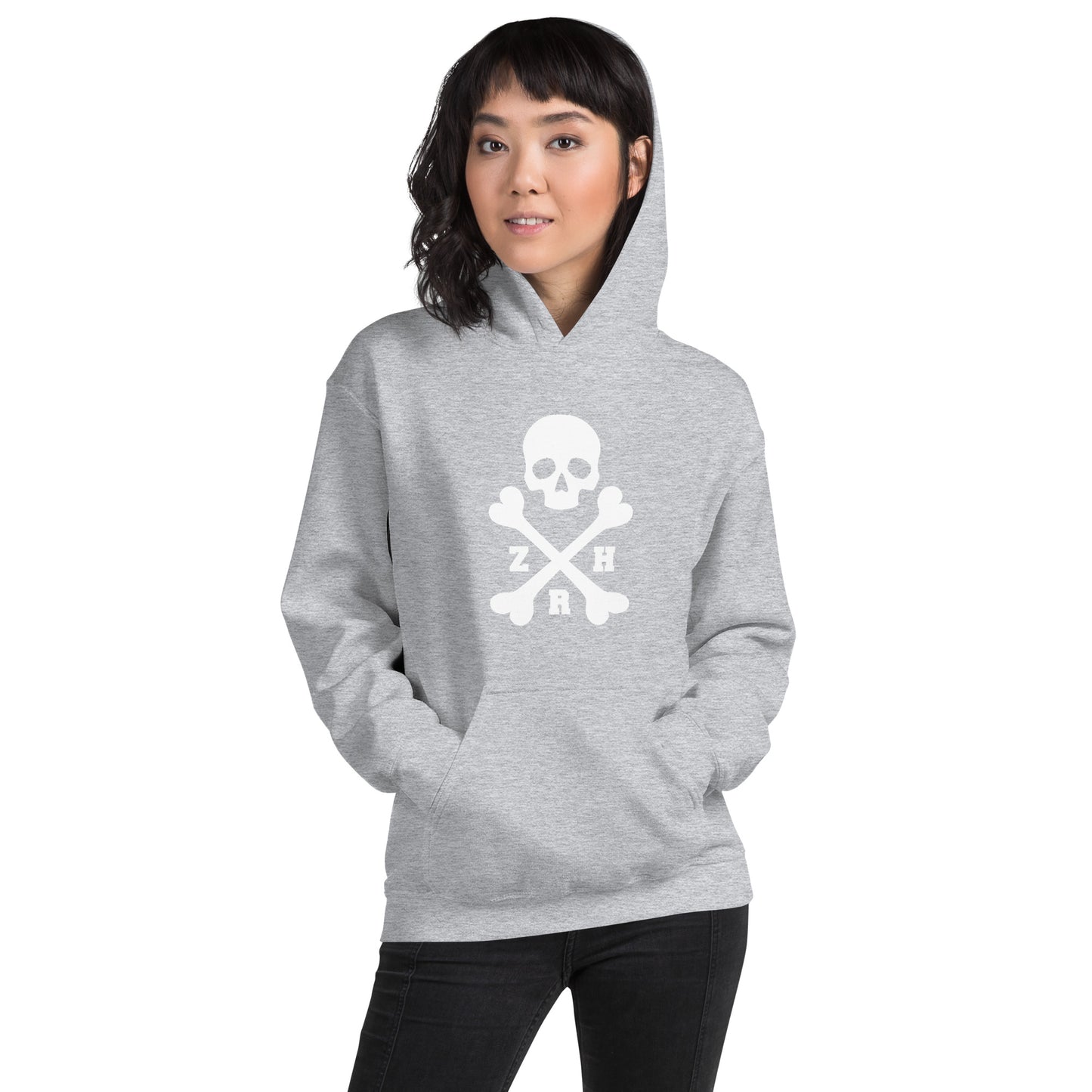 ZRH skull and crossbones Unisex Hoodie