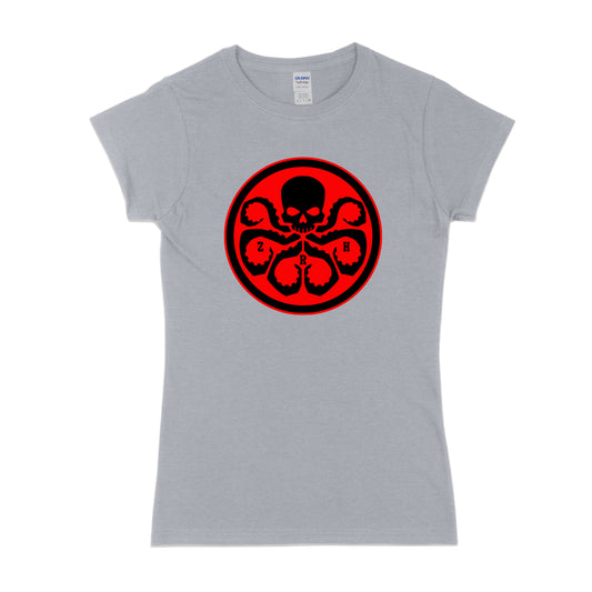 Women's ZRH skull and tentacles t-shirt - zürich-clothing-company